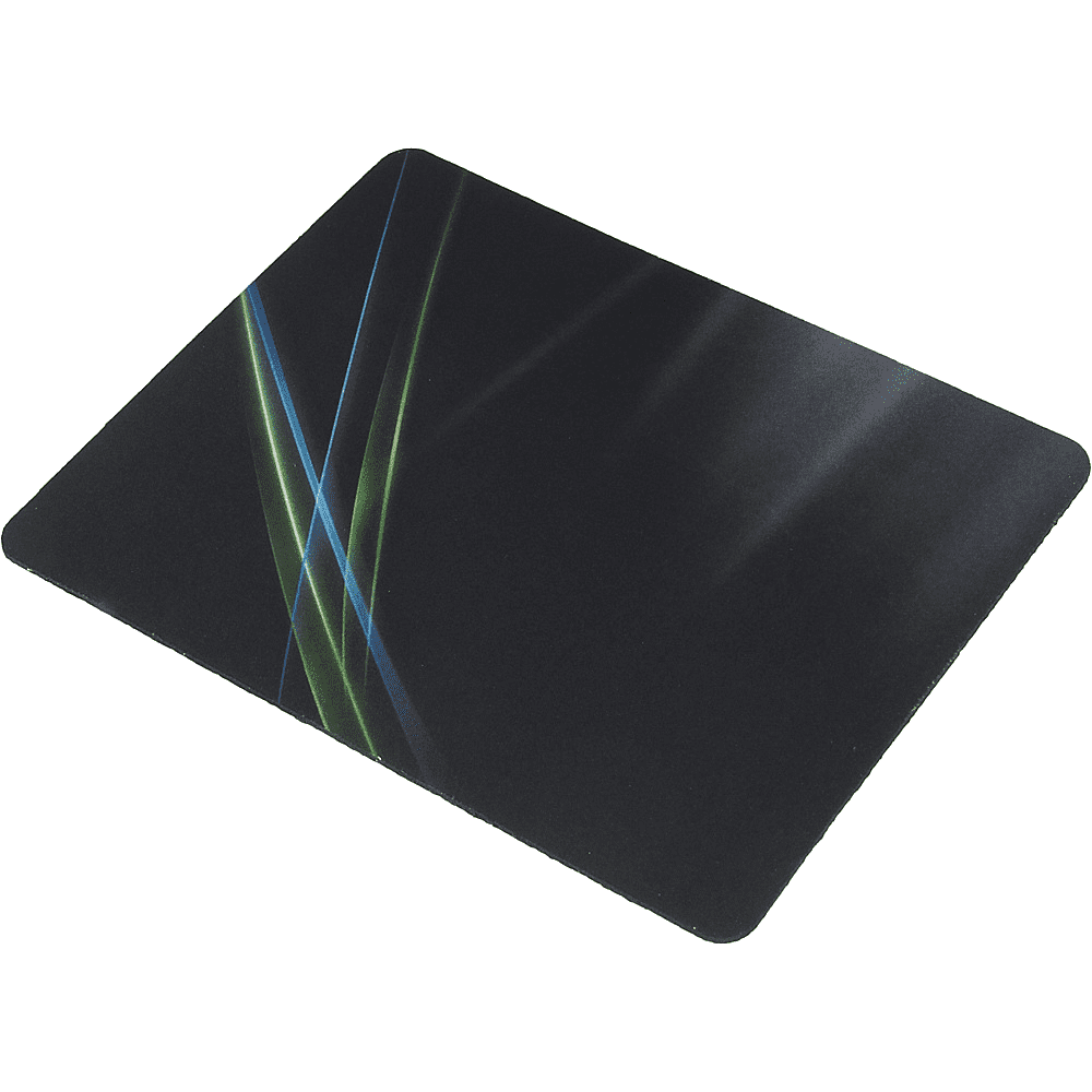 Коврик для мыши Oklick OK-F0250, черный с неоновыми линиями  - 3