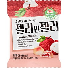 Мармелад "Jelly in Jelly Lychee flavor", 23 гр., со вкусом личи