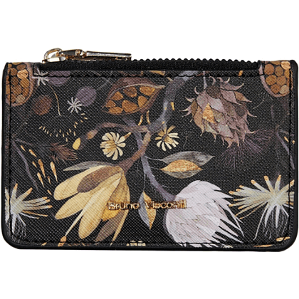 Футляр для визитных и кредитных карт "Flora. Ночные цветы", черный - 2
