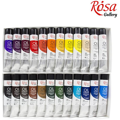 Набор красок масляных "ROSA Gallery", 24 цвета, 20 мл, тубы