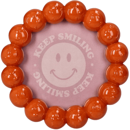 Фоторамка "Smiley", 10х10 см, полирезина, оранжевый
