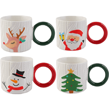 Кружка керамическая "Новый год", 250 мл, ассорти