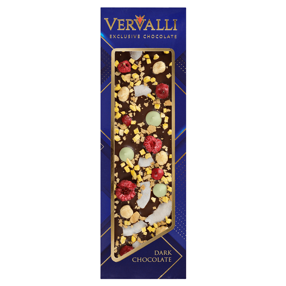 Шоколад темный "Vervalli. Манго, фундук, кокос", 110 гр.