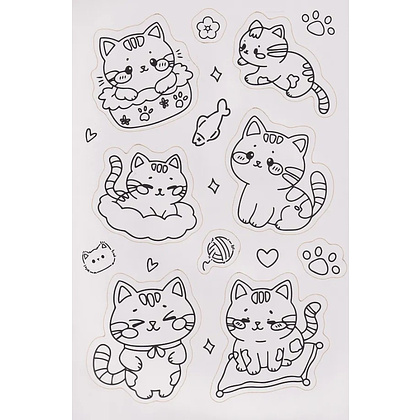 Раскраска "Раскраска-стикербук. Зверята" - 3