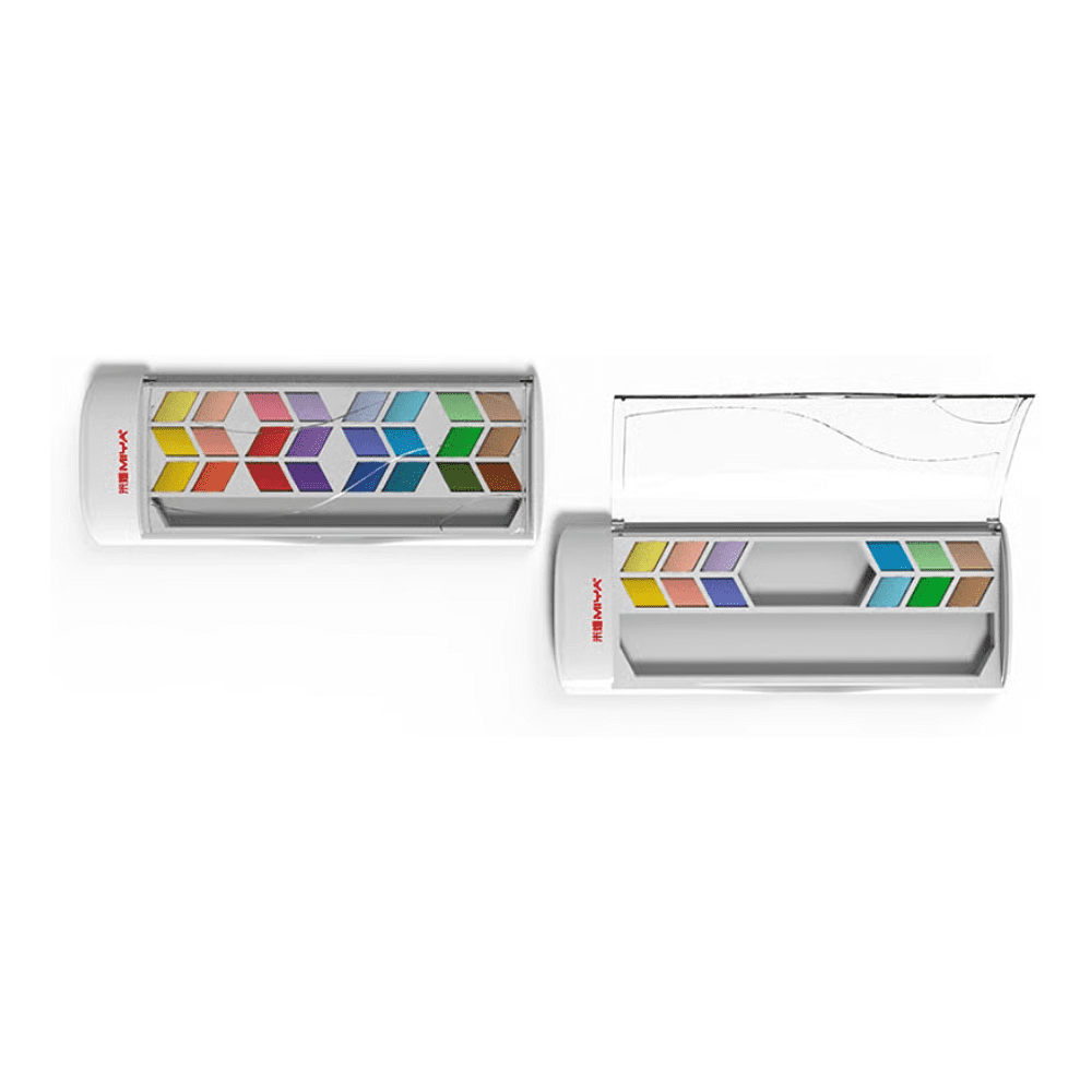 Набор красок акварельных "Himi Rhombus", 24 цвета, кюветы - 3