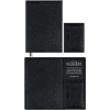 Набор ежедневник недатированный "Фланстэр", 320 страниц, + картхолдер, 100x140 мм., черный  - 2