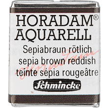 Краски акварельные "Schmincke Horadam", 662 сепия коричнево-красная, полукювета