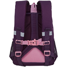 Рюкзак школьный "Greezly", с карманом для ноутбука, фиолетовый
