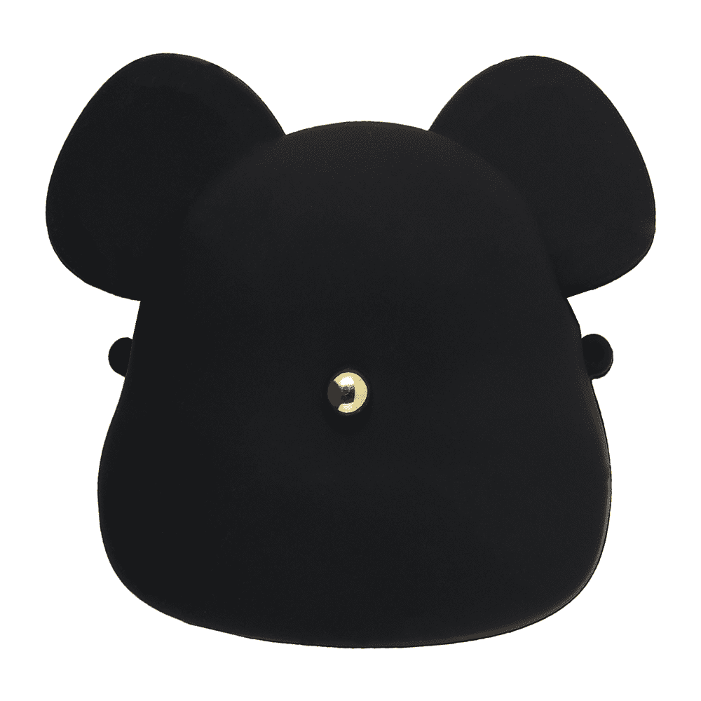 Кошелек "Cat", силикон, черный - 2