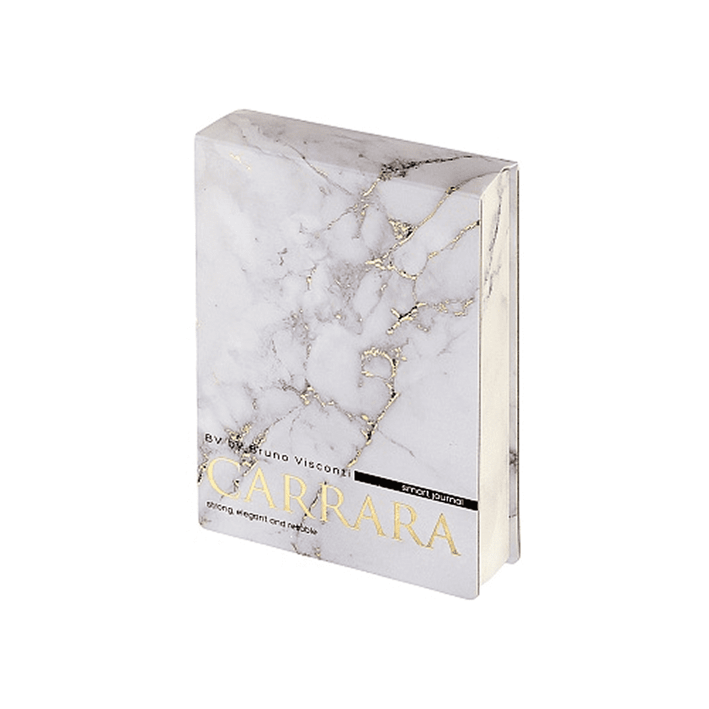 Блокнот "Carrarra", A6, 250 листов, нелинейный, склейка сверху, белый