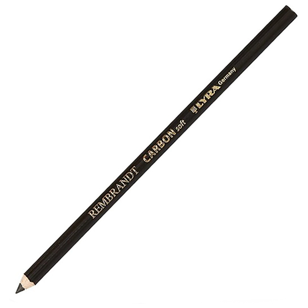 Уголь-карандаш "Rembrandt Carbon" жирный, мягкий, 5B, черный