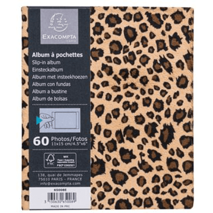 Альбом для фото "Leopard", 14х16.5 см, 30 страниц, разноцветный - 2
