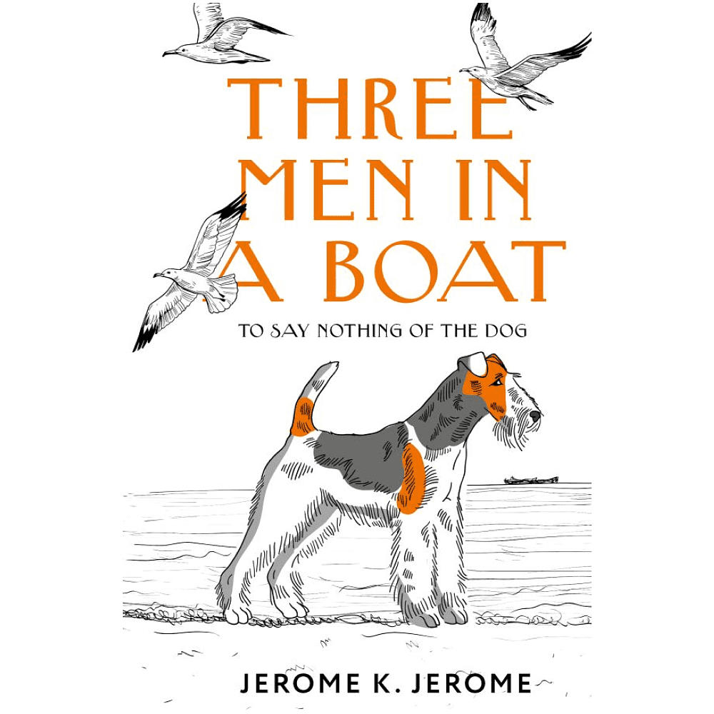 Книга на английском языке "Three Men in a Boat (To say Nothing of the Dog)",  Джером К. Джером
