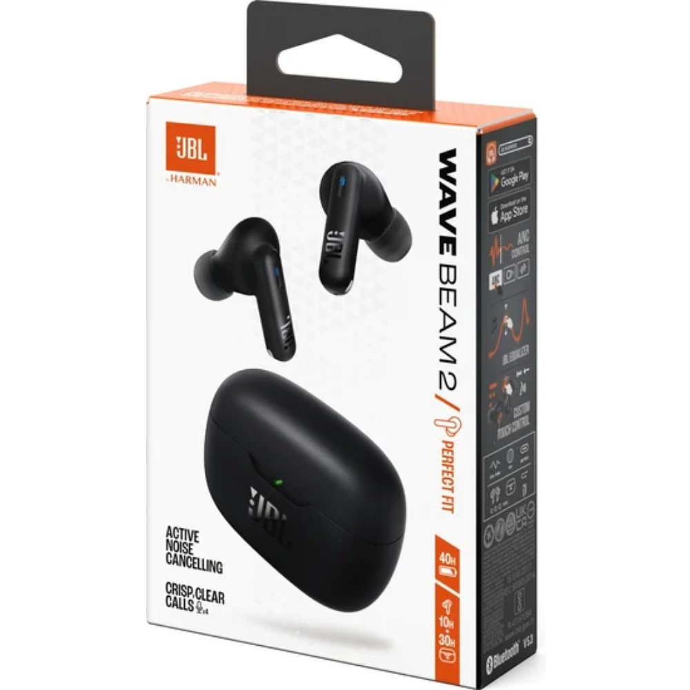 Наушники беспроводные JBL Wave Beam 2 (JBLWBEAM2BLK), черный - 11