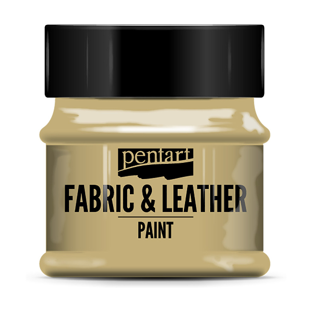 Краска для текстиля "Pentart Fabric & Leather paint", 50 мл, светло-коричневый