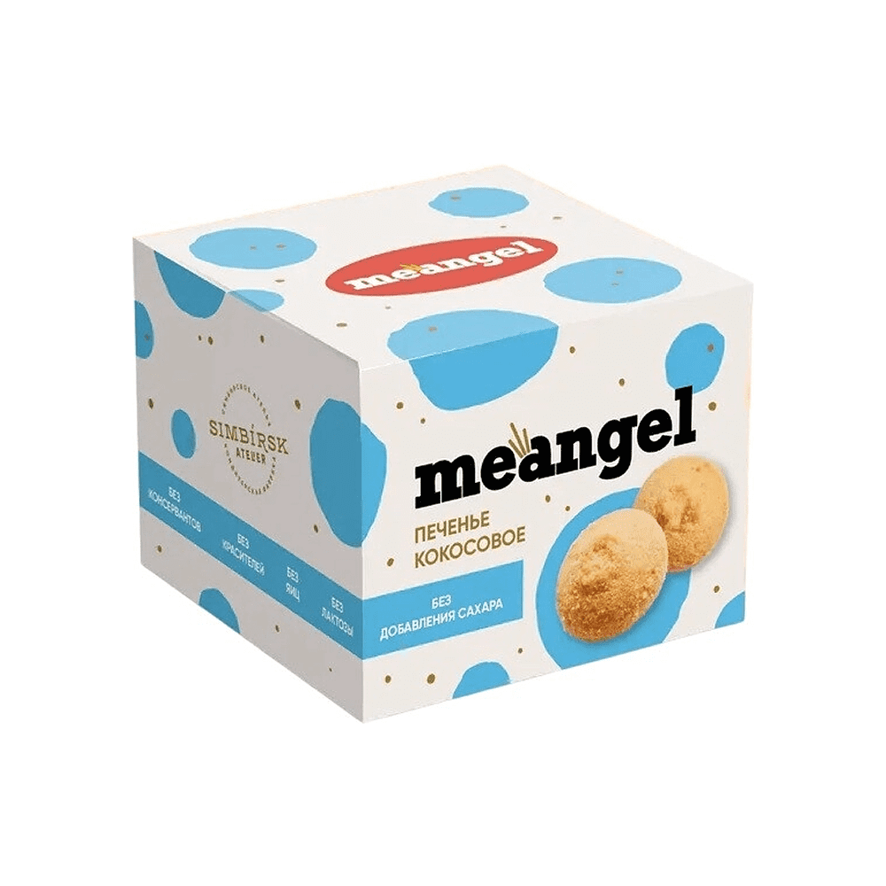 Печенье "MeAngel. Me Button", 100 гр, с кокосом
