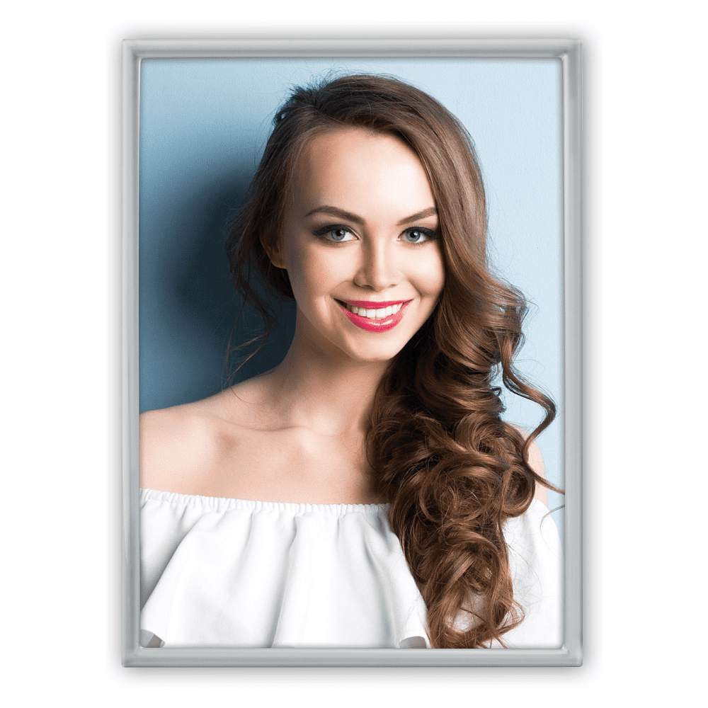 Фоторамка "SILVIA", 10х15 см, металл со стеклом, серебристый