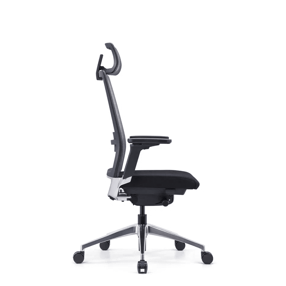 Кресло для руководителя SitZone "E-BA-001A", ткань, пластик, черный - 5