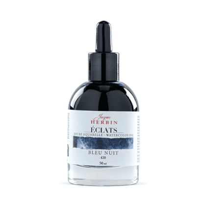 Чернила акварельные "Herbin. Eclats", ночное небо, 50 мл.
