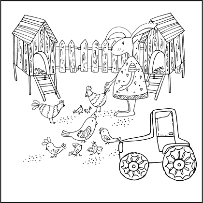 Раскраска "Озорные зайчишки. Рисунки для медитаций" - 3