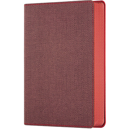 Ежедневник датированный Castelli Milano "Harris Maple Red" на 2024 год, A5, 384 страницы, линованный, кленово-красный - 2