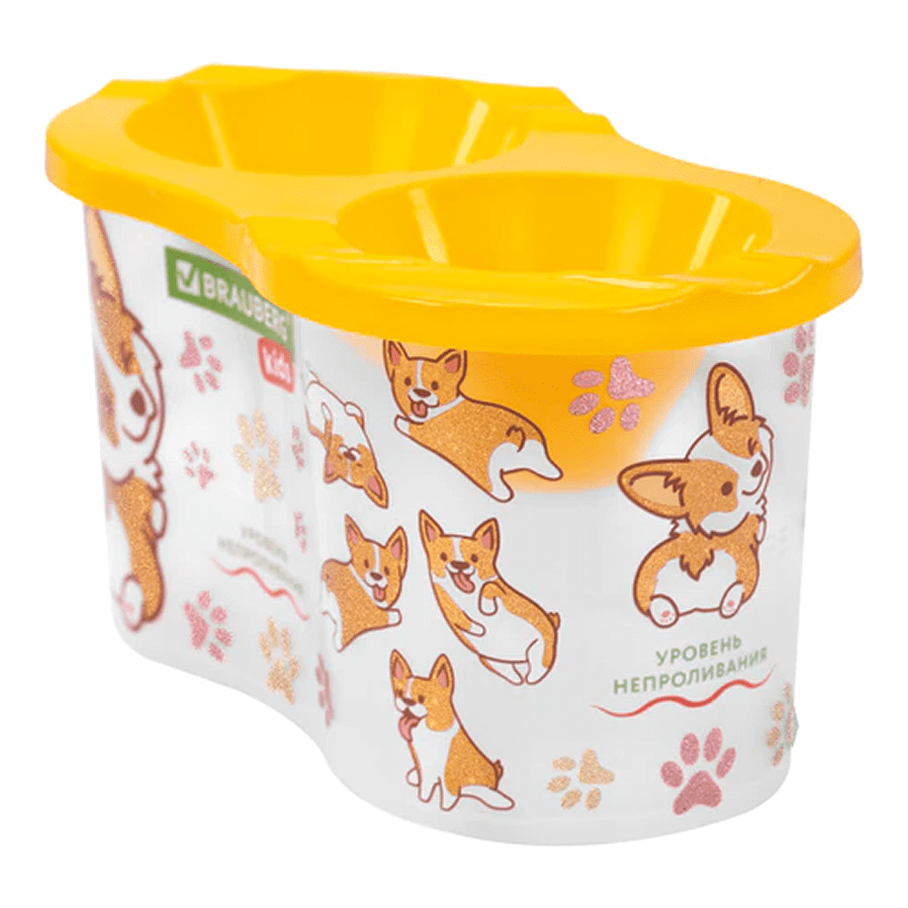 Стакан - непроливайка "Brauberg Kids", двойной, ассорти - 7