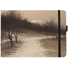 Скетчбук "Неизбежность", Валерий Шкарубо, 80 листов, нелинованный, черный пейзаж