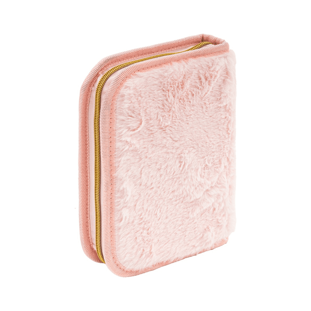 Пенал-книжка "Fluffy Pearl", 1 отделение, розовый - 3