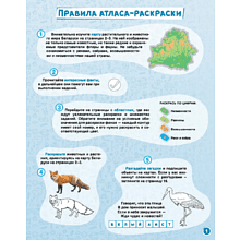 Атлас-раскраска "Растительный и животный мир Беларуси"