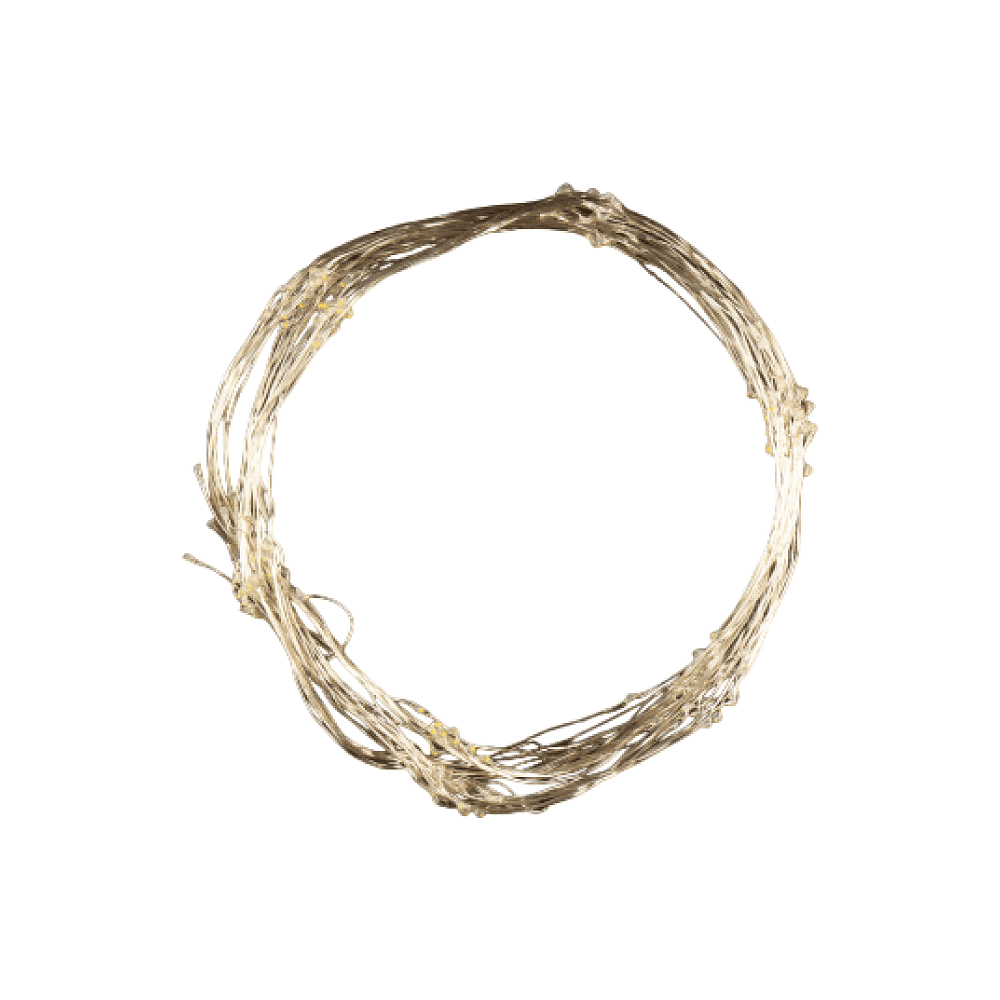 Гирлянда электрическая LED "Нить. Хвост Роса", мультиколор