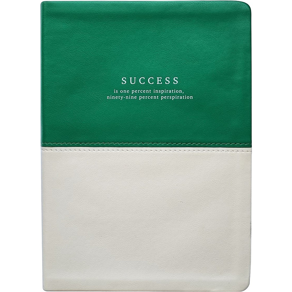 Ежедневник недатированный InFolio "Success" А5, 320 страниц, зеленый, белый