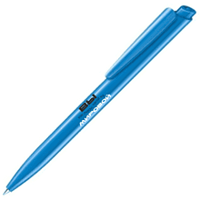 Ручка шариковая автоматическая "Вы, как океан, такой же мировой", 1.0 мм, голубой, стерж. синий