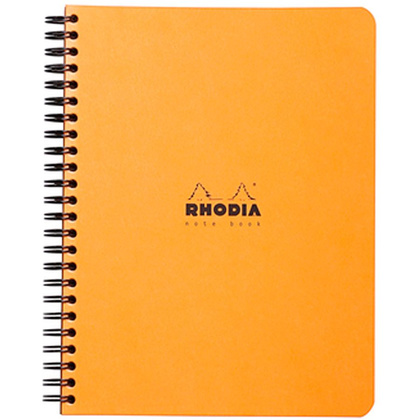 Блокнот "Rhodia", А5+, 80 листов, клетка, оранжевый