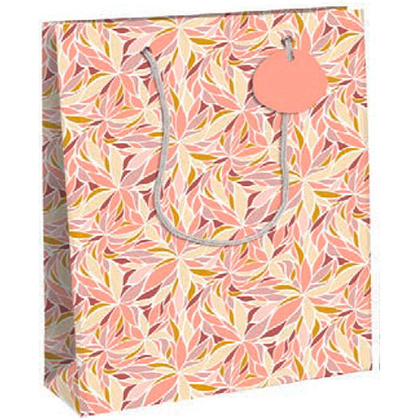 Пакет бумажный подарочный "Lineart", 26.5x14x33 см, разноцветный