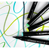 Маркер перманентный двусторонний "Sketchmarker Brush", G32 зеленовато-желтый - 5