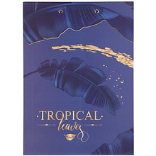 Планшет с зажимом "Gold Tropic", А4, синий