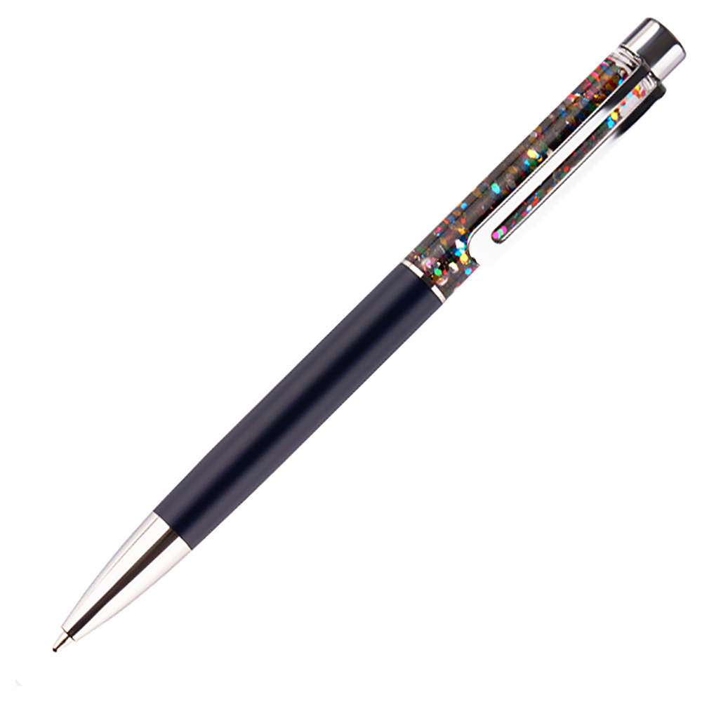 Ручка шариковая "Black sand", 1.0 мм, черный, стерж. синий - 2