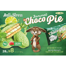 Печенье "Залипай на Choco Pie Анти-стресс", со вкусом мохито, 224 г
