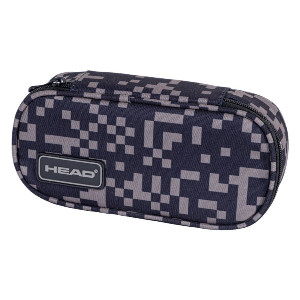 Пенал Astra "Grey bricks", 1 отделение, серый