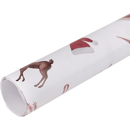 Бумага декоративная в рулоне "Новый год", 1 x 0,7 м - 3