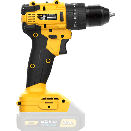 Аккумуляторная дрель-шуруповерт Deli YS DC150Z, 20 В, 50 Нм, без АКБ и З/У, коробка - 4 Аккумуляторная дрель-шуруповерт Deli YS DC150Z, 20 В, 50 Нм, без АКБ и З/У, коробка - 4