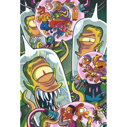 Книга на английском языке "Simpsons treehouse of horror ominous omnibus vol. 1", Groening M. - 2
