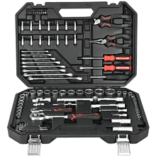 Набор инструмента Deli RS EDQ45100, 1/4", 1/2", 100 шт.