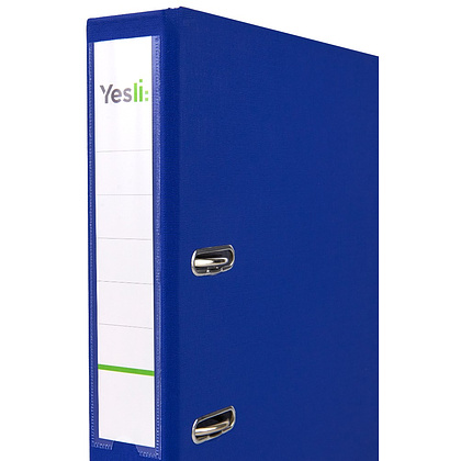 Папка-регистратор "Yesli:", А4, 50 мм, ПВХ, синий - 2
