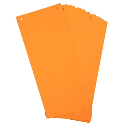 Разделитель для документов "Exacompta" картонный, оранжевый - 2