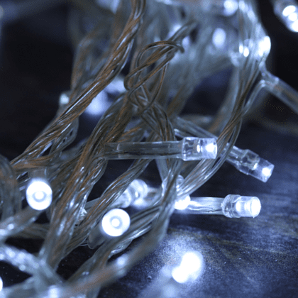 Гирлянда электрическая LED "Нить", 9 м, белый - 4