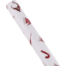 Бумага декоративная в рулоне "Новый год", 1 x 0,7 м