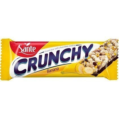 Батончик-мюсли "Crunchy" с бананом в шоколаде, 40 г