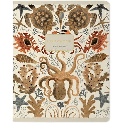 Тетрадь "Fauna", A5, 48 листов, клетка, скоба сбоку, ассорти - 3