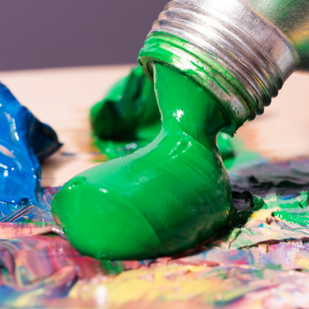 Краски масляные "HIMI.MIYA", белила титановые, 170 мл., туба - 4